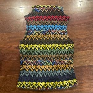 Crochet high neck top